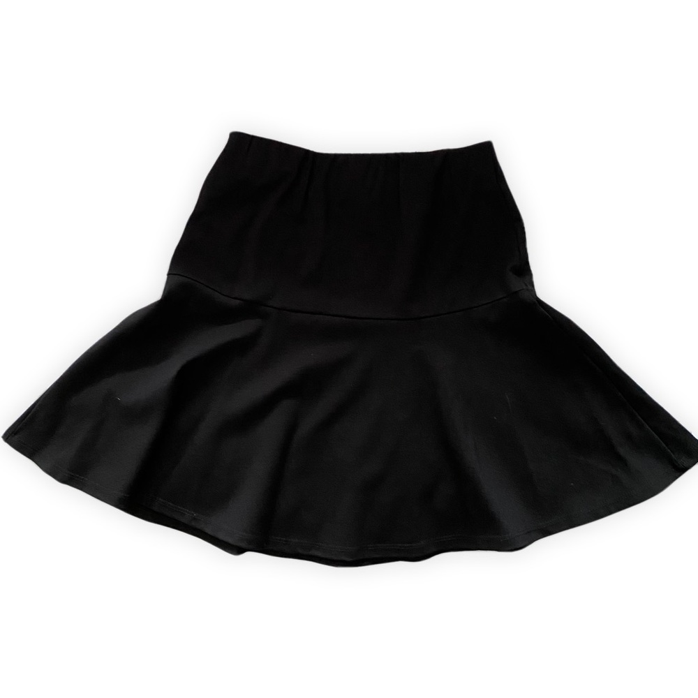 Le Chateau Black A-line Mini Skirt • Size XSmall - Picture 2 of 3